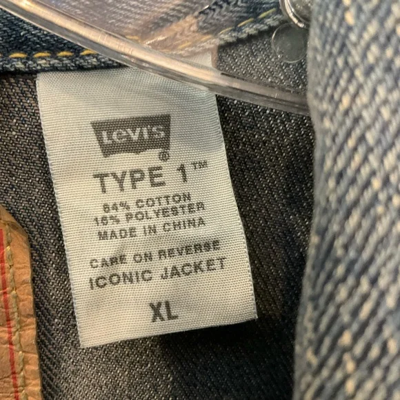 Levis Type 1 Denim Men’s Jacket Size XL, Great condition, Western Yoke & Details - Picture 14 of 16